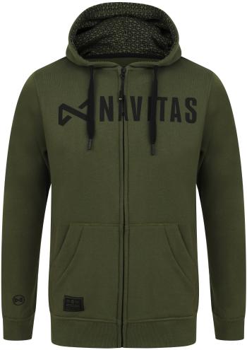 Pulóver Navitas CORE Zip Hoody Green