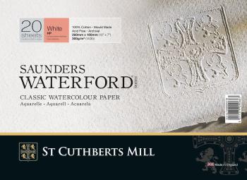 St Cuthberts Mill Saunders Waterford HP+ Skicár 26 x 18 cm 300 g White