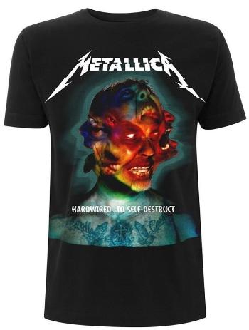 Metallica Tričko Hardwired Album Cover Unisex Black 2XL