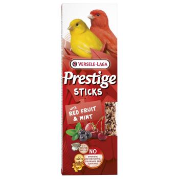 Versele-Laga Prestige Sticks tyčinky pro kanáry Red Fruit&Mint 60 g