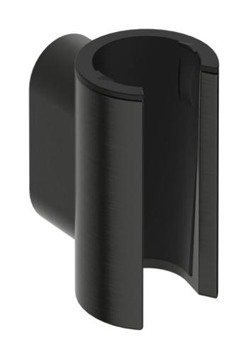Držiak sprchy Hansgrohe Porter Fine pevný kartáčovaný čierny chróm 28885340