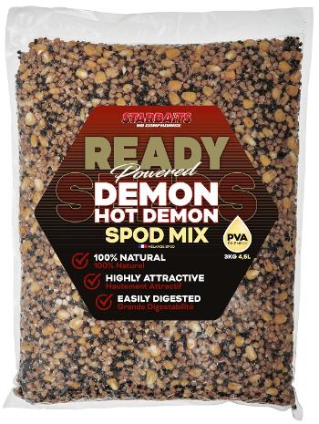 Starbaits zmes partiklu ready seeds hot demon spod mix - 1 kg