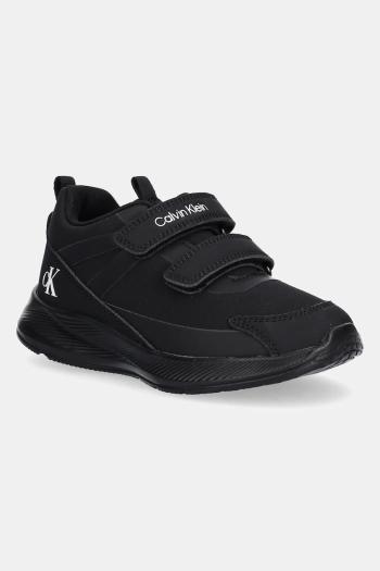 Detské tenisky Calvin Klein Jeans čierna farba, V1B9-83169