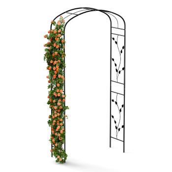 Blumfeldt FloraBelle Curve ružový oblúk | ozdobné vzory listov | odolný voči poveternostným vplyvom | pomôcka na popínanie