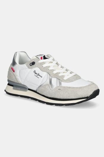 Tenisky Pepe Jeans BRIT FLY W dámske, šedá farba, PLS40037