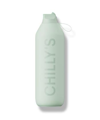 Termoláhev Chilly's Bottles - jemná zelená 1000ml, edice Series 2 Flip