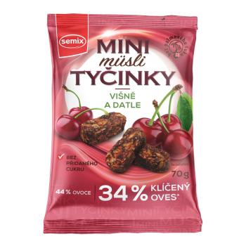 SEMIX Mini müsli tyčinky s višňami bez lepku 70 g