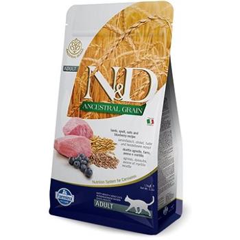 N&D low grain cat adult lamb & blueberry 1,5 kg (8010276021595)