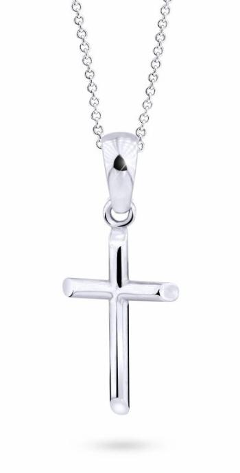 Cutie Jewellery Prívesok z bieleho zlata Krížik Z8048-40-10-X-2