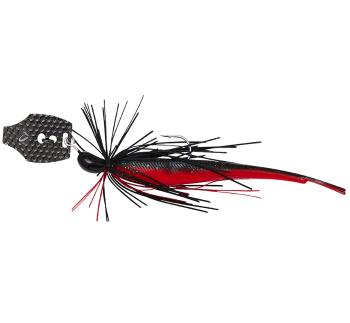 Savage gear gumová nástraha crazy swim jig sinking black n red - 12,5 cm 14,5 g