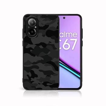 MY ART Ochranný kryt pre Realme C67 BLACK CAMO (234)