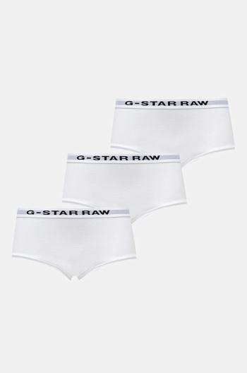 Nohavičky G-Star Raw 3-pak biela farba, D24081-D516