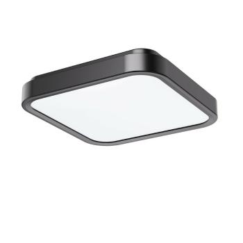 Rabalux 71255 kúpeľňové stropné LED svietidlo Samira 25 x 25 cm, čierna