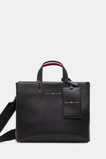 Kabelka Tommy Hilfiger čierna farba, AW0AW17508