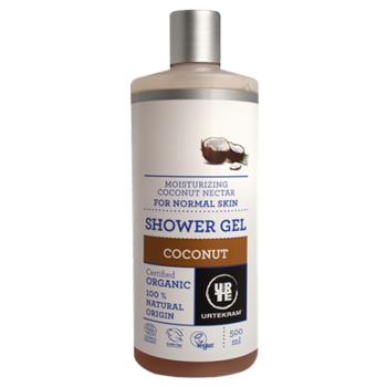 URTEKRAM BIO Hydratačný sprchový gél s kokosovým nektárom 500 ml