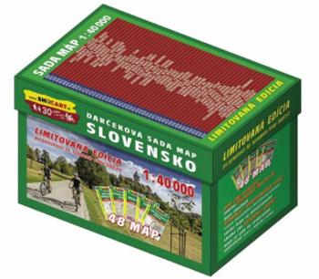 Darčeková sada máp Slovensko 1:40 000