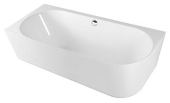 POLYSAN - SUSSI L rohová stojaca vaňa liaty mramor 160x70x49,5cm, biela 90191L