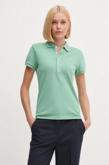 Bavlnené polo tričko Polo Ralph Lauren zelená farba, 211939271