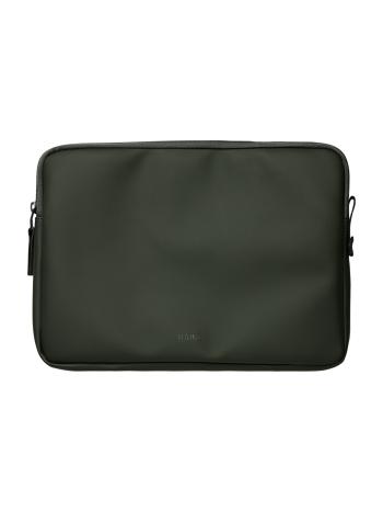 RAINS Laptoptáskák 'Trail 15"/16"'  sötétzöld / fekete