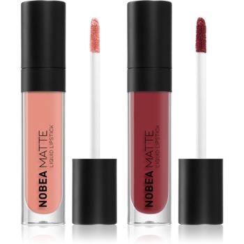 NOBEA Day-to-Day Matte Liquid Lipstick sada na pery pre ženy