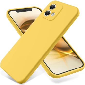 RUBBER Ochranný kryt pre Motorola Moto G84 5G žltý