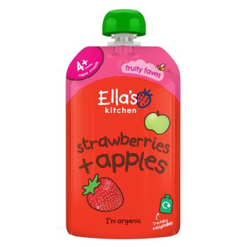 ELLA'S KITCHEN Jahoda a jablko BIO 120 g