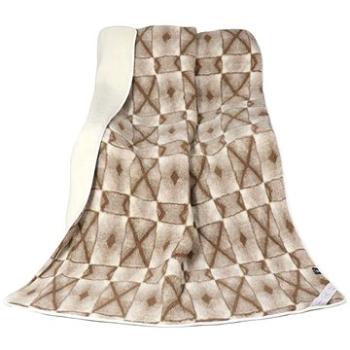 Bellatex Európske merino DUO 450g/m2 - 155 × 200 cm - krížiky (4167)