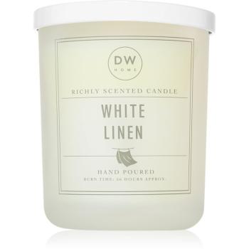 DW Home Signature White Linen vonná sviečka 434 g