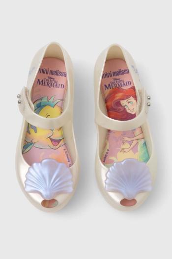 Detské balerínky Melissa ULTRAGIRL LITTLE, x Disney béžová farba