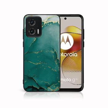 MY ART Ochranný kryt pre Motorola Moto G73 5G GREEN MARBLE (145)