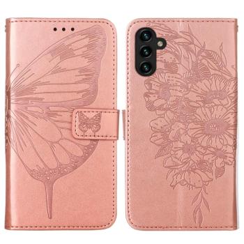 ART BUTTERFLY Peňaženkový kryt Samsung Galaxy A54 5G ružový