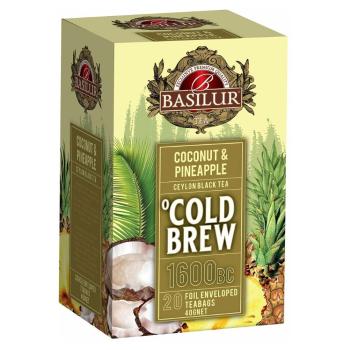 BASILUR Cold Brew Coconut Pineapple ovocný čaj 20 vrecúšok