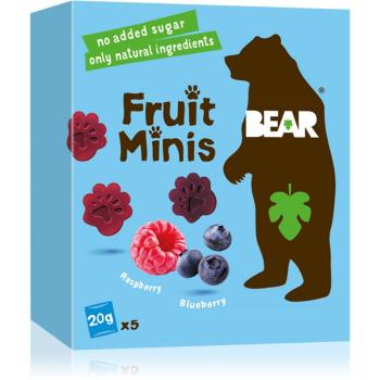 BEAR Fruit Minis Jahoda & Jablko sušené ovocie 5x20 g