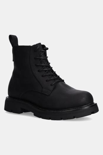 Kožená obuv Vagabond Shoemakers CAMERON pánske, čierna farba, 5697-009-21