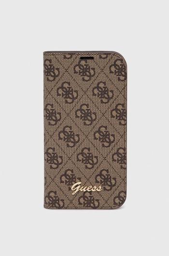 Puzdro na mobil Guess iPhone 14 6,1'' hnedá farba