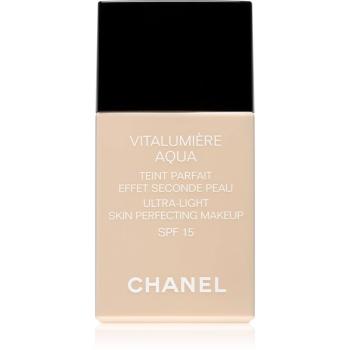 Chanel Vitalumière Aqua ultra ľahký make-up pre žiarivý vzhľad pleti odtieň 70 Beige  30 ml