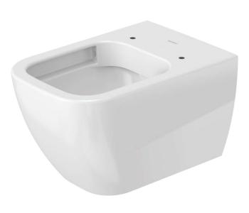 DURAVIT - Happy D.2 Závesné WC, Rimless, WonderGliss, biela 22220900001