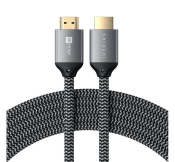 Satechi Ultra HD High Speed fonott HDMI kábel, aranyozott, 8K, 2m