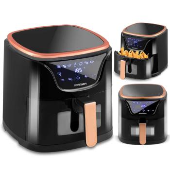 Olajmentes sütő, fekete és arany BD-652