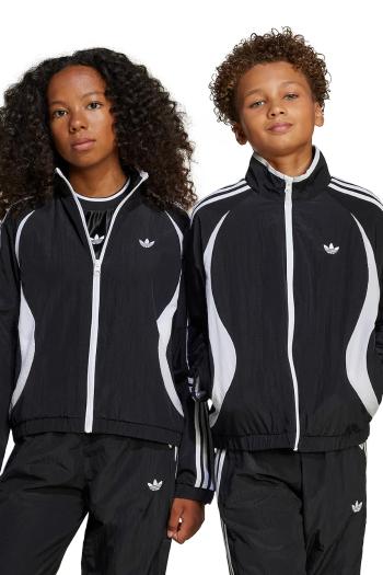 Detská bunda adidas Originals čierna farba, JC9112
