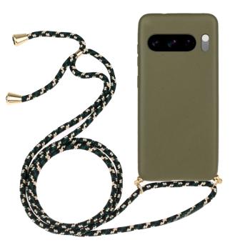 ROPE Kryt so šnúrkou Google Pixel 8 Pro tmavozelený