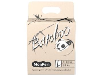 MONPERI Bamboo eko L 8-13 kg 19 ks