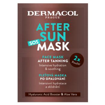 DERMACOL After Sun Pleťová maska ​​2 x 8 ml