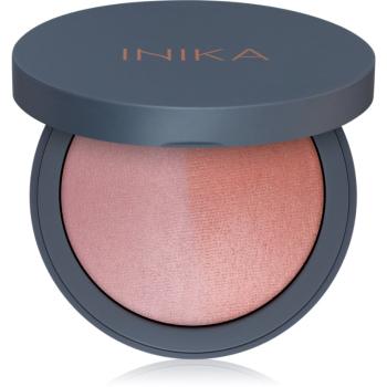 INIKA Organic Blush Duo duo lícenka odtieň Burnt Peach 6,5 g