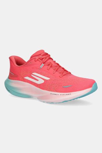 Bežecké topánky Skechers GO RUN RIDE 12 oranžová farba, 172200