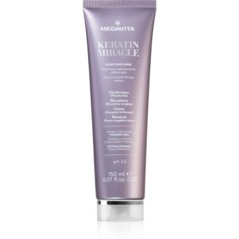 Medavita Keratin Miracle Sleek Hair Mask hydratačná vyhladzujúca maska 150 ml