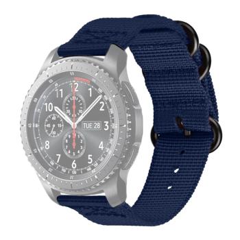 NYLON Univerzálny remienok na hodinky - šírka 22mm modrý