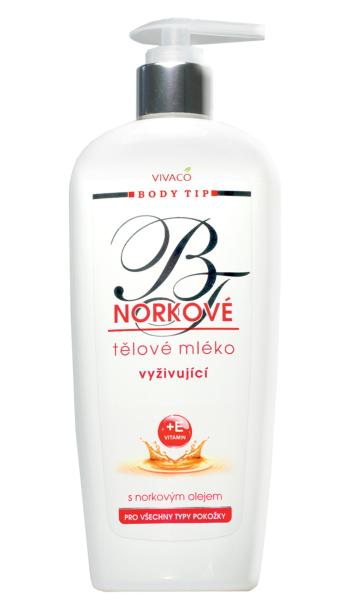 BODY TIP Nórkové telové mlieko hydratačné s koenzýmom Q10 400 ml