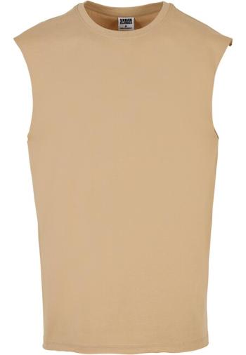Urban Classics Open Edge Sleeveless Tee unionbeige - XXL