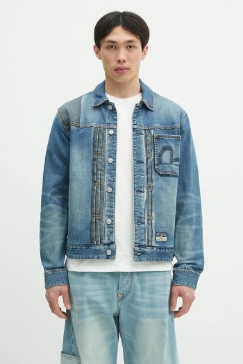 Rifľová bunda Evisu 2-tone Denim w Inserted Daicock prechodná, 2ESHTM5DJ1041